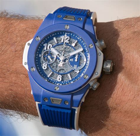 hublot blue dog watch|Hublot big bang sapphire.